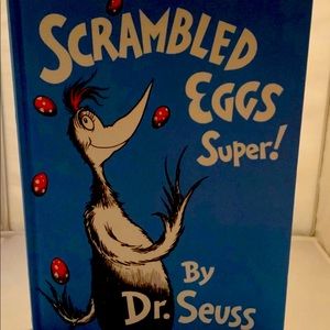 Dr Seuss Scrambled Eggs Super book NEW!!